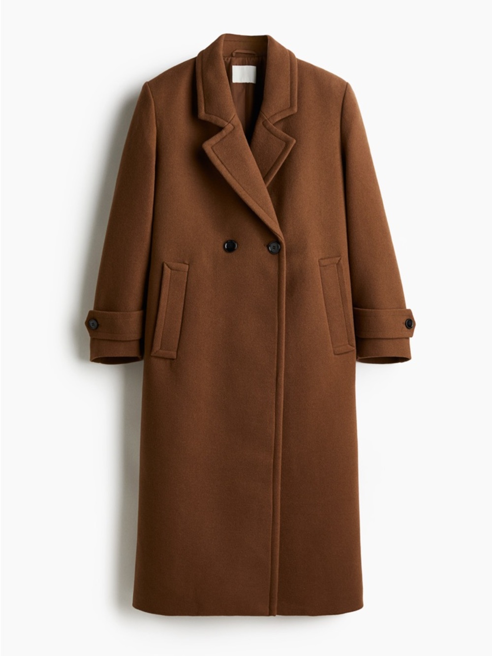 Classic Long Brown Coat